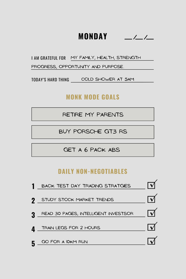 Journal page 1 - filled