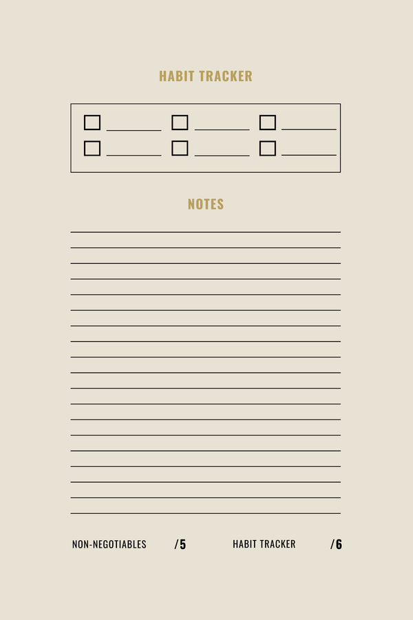 Journal page 2 - blank