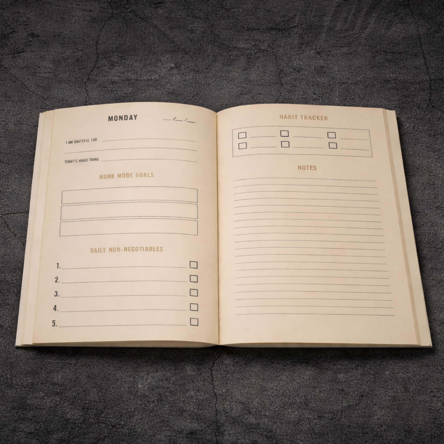 MONK MODE BLACKBOOK ANNUAL EDITION (FREE BLACKBOOK)