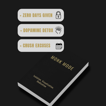 Monk Mode Journal + Discipline Toolkit