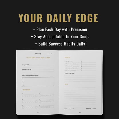Monk Mode Journal + Discipline Toolkit