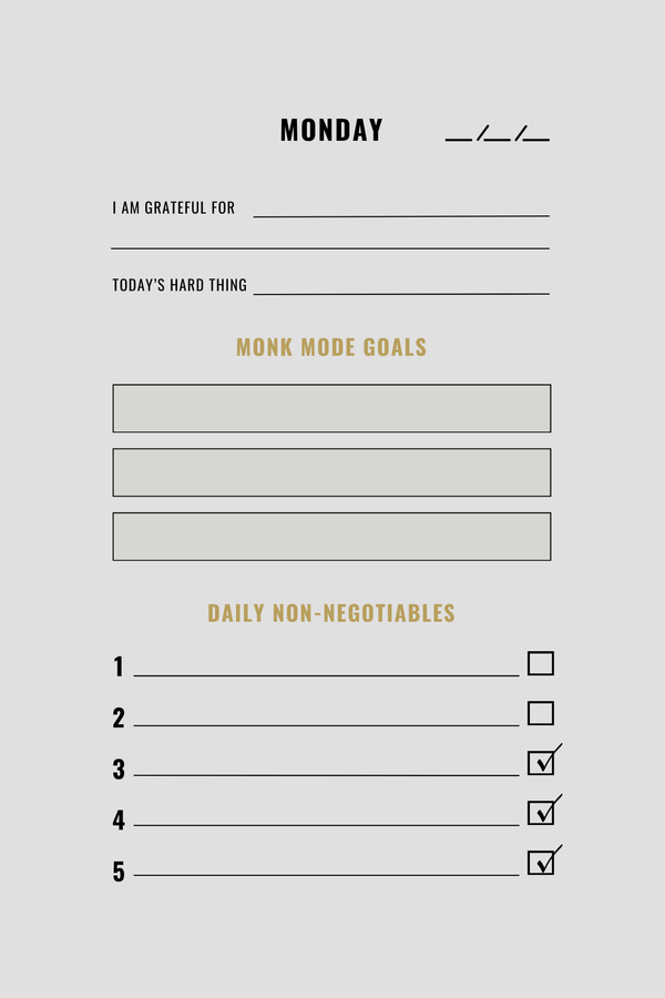 Journal page1 - blank