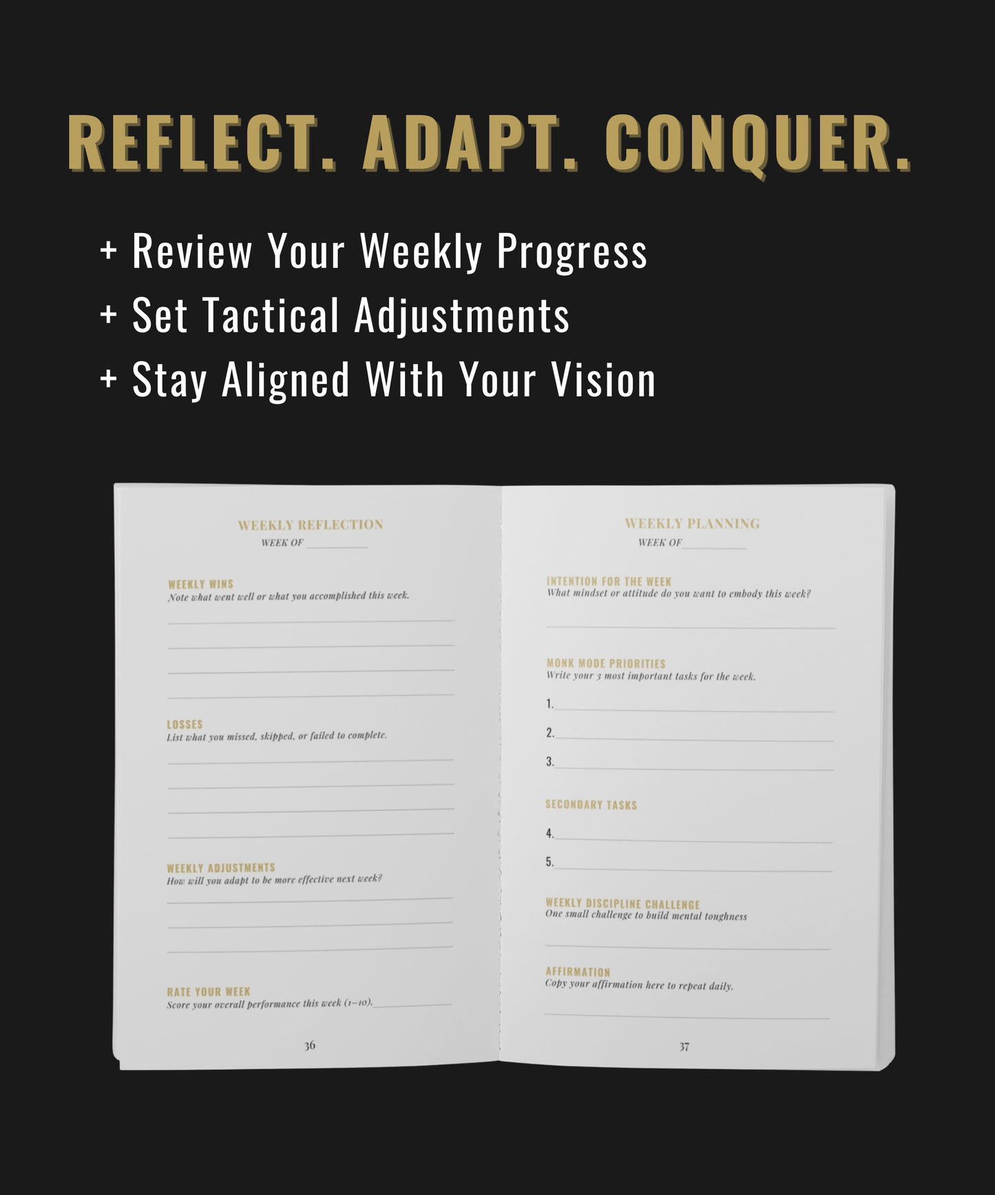 Monk Mode Journal